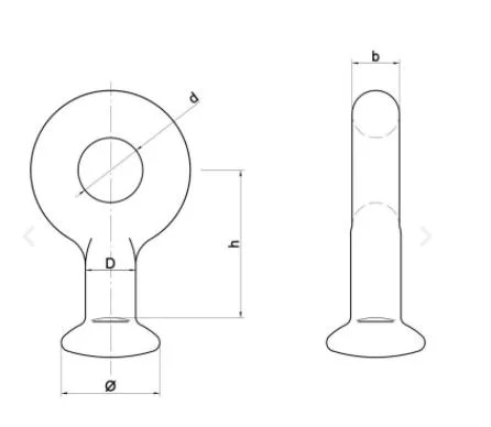 Oval Ball Eye End Fitting in Overhead Transmission and Distribution Lines