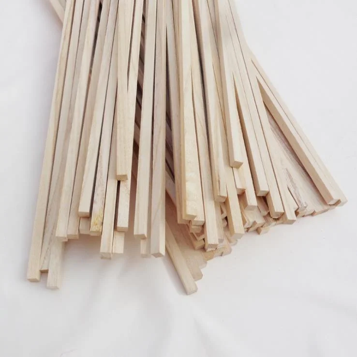 6mm Square Wood Strip Tung Wood Strip DIY Making Model Material Tung Tung Plank Furniture Building Navigation