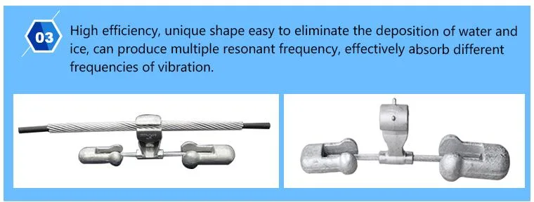 Supply Transmission Stockbridge Vibration Damper for Overhead Line Fitting