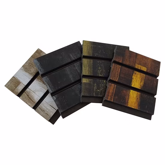 Material de revestimento de parede de painel de decoração de parede de teto de PVC tipo faixa de fornecedores da China