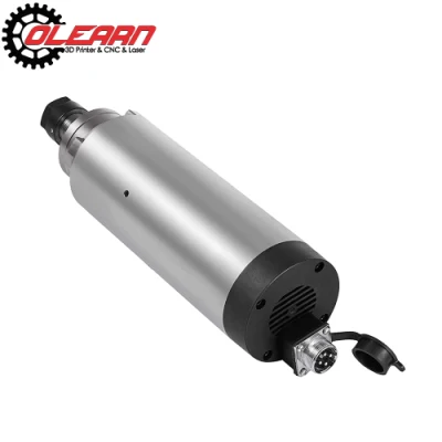 Eixo Olearn 2.2kw Resfriamento a água 24000rpm Máquina Eixo Motor Gravação Eixo fresador 220V AC Eixo 4 rolamentos